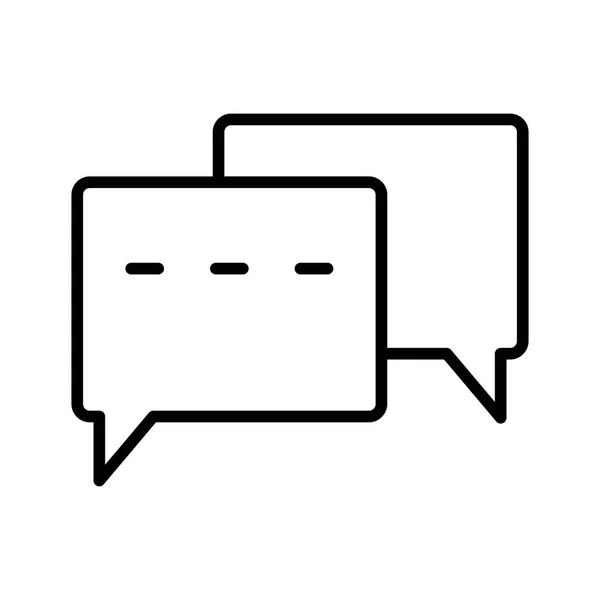 Icona della conversazione vettoriale — Foto Stock