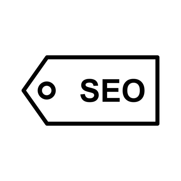 Vector SEO tag icon — Stockfoto