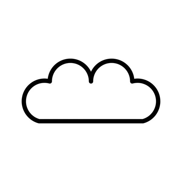 벡터 구름 아이콘 — 스톡 사진