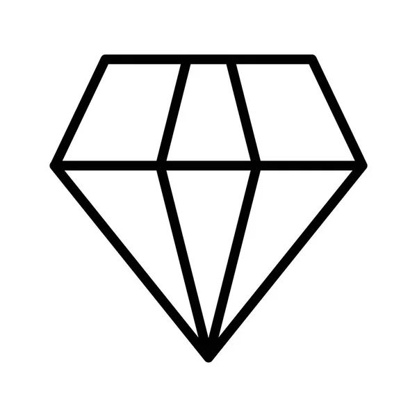 Vector icono de diamante —  Fotos de Stock