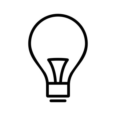 vektör ampul simgesi