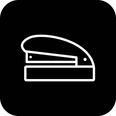 İllüstrasyon Zımba Vektör Simgesi