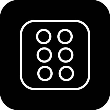 İllüstrasyon Dice Altı Simgesi