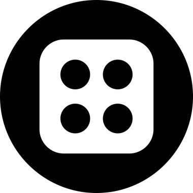 İllüstrasyon Dice Dört Simge