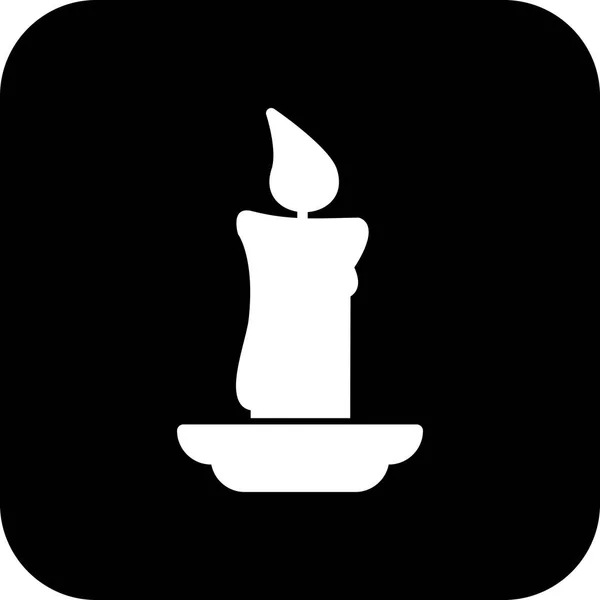 Illustration Candle Icon — Stock Photo, Image