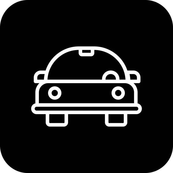 Illustratie cartoon auto pictogram — Stockfoto