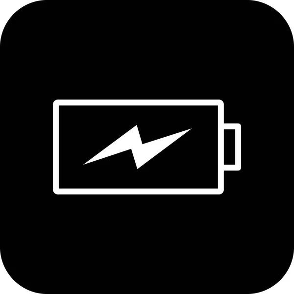 Ilustracja ikona ładowania akumulatora — Zdjęcie stockowe