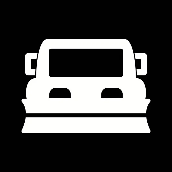 Ilustração Snowplow Icon — Fotografia de Stock