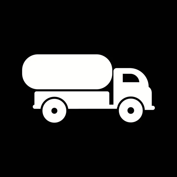 Ilustracja Tank Truck ikona — Zdjęcie stockowe