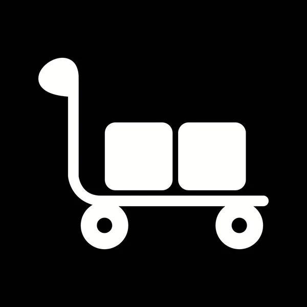 Illustratie trolley icoon — Stockfoto