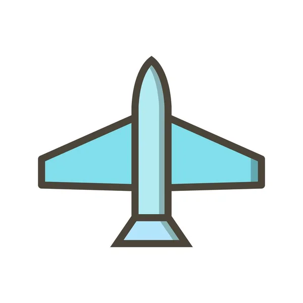 Illustration Kampfjet-Ikone — Stockfoto