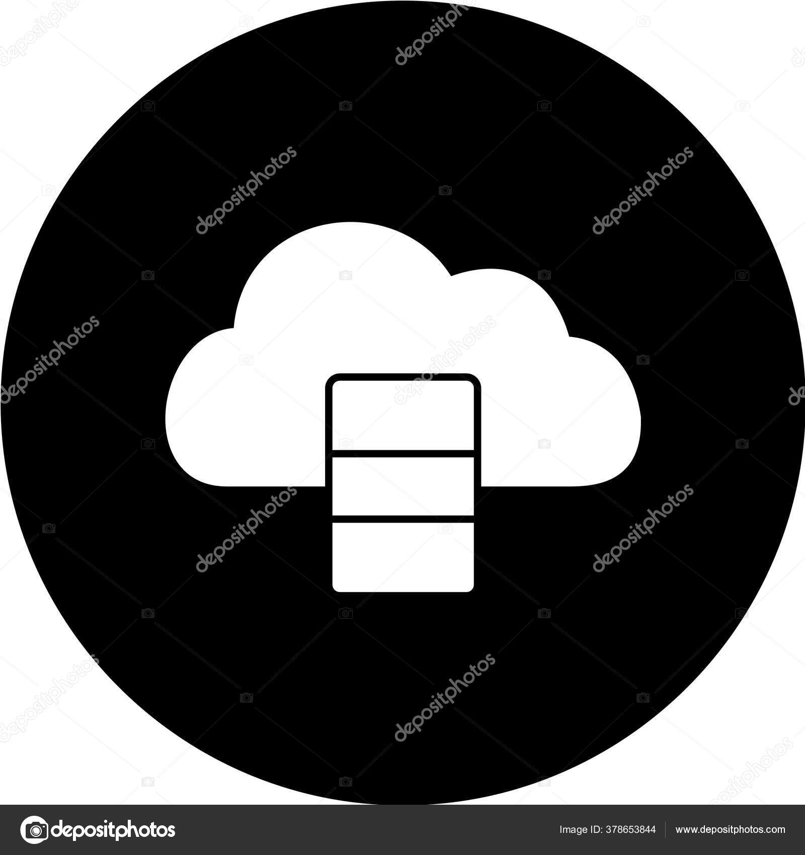 Bulut Simgesi Vektor Cizimi Duz Tasarim Bicimi Stok Vektor C Iyikon 378653844