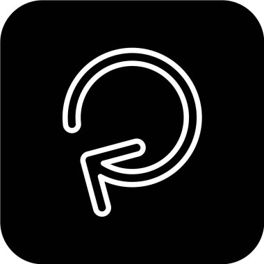 ok işareti simgesi, vektör çizimi