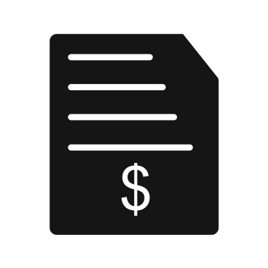 Dolar gagası vektör simgesi