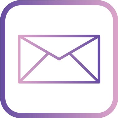 E- posta simgesinin vektör illüstrasyonu