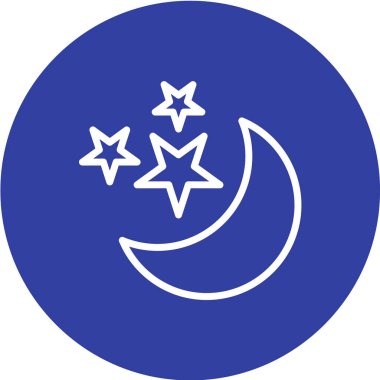 Bir yıldız simgesinin vektör illüstrasyonu