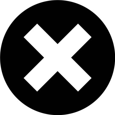 Siyah ve beyaz simgesinin vektör illüstrasyonu