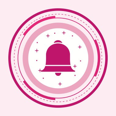 Moda Biçiminde Bildirim Simgesi İzole Arkaplanı