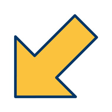 ok simgesi vektör illüstrasyonu