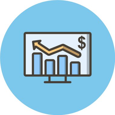 iş simgesi vektör illüstrasyonu
