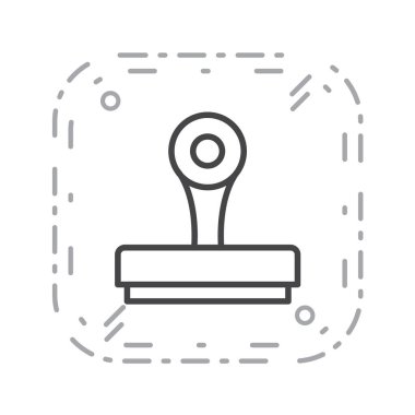 İş vektörü illüstrasyonu beyaz arkaplanda izole edildi 