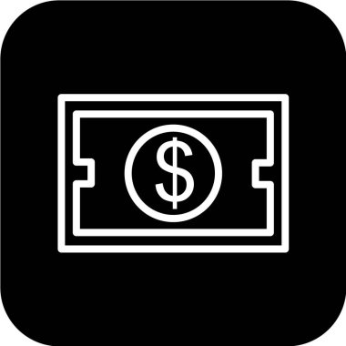 Dolar simgesi vektör illüstrasyonu