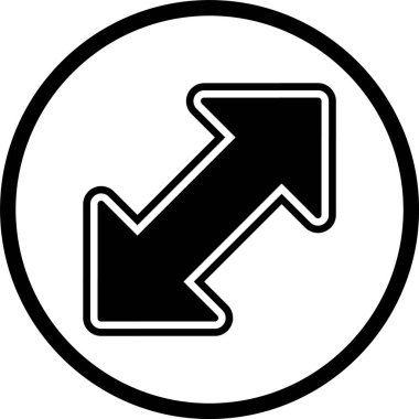 Moda Biçiminde Çifte Ok Simgesi İzole Arkaplan