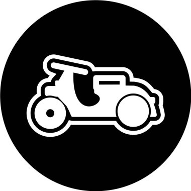 Basit bir simgenin vektör illüstrasyonu