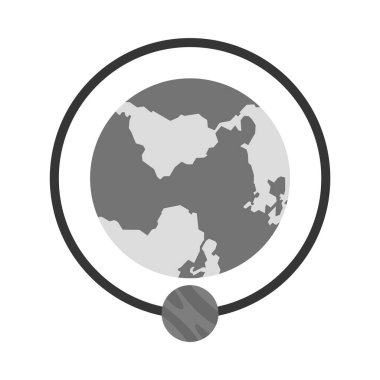 Dünya Çevresindeki Yörünge Moda Biçiminde İzole Arka Gruplandırılmış