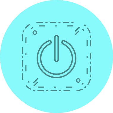 Moda Biçimli Kapatma Simgesi İzole Arkaplanı