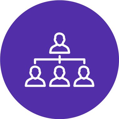 grup insan simgesi, vektör illüstrasyonu