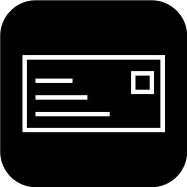 beyaz arkaplanda siyah simge izole edildi