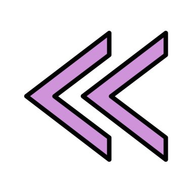 ok işareti simgesi, vektör çizimi 