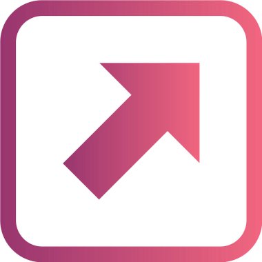 Ok simgesi. İşaret sembolü. düz vektör illüstrasyonu