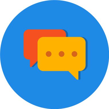 sohbet simgesi ile konuşma balonu