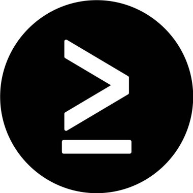 Bir işaretin vektör illüstrasyonu