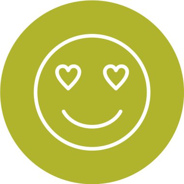 Moda Biçimli Emoji Simgesi İzole Arkaplan 