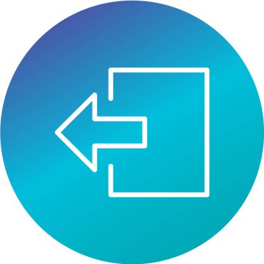 Gölgeli ok simgesi düğmesi. vektör illüstrasyonu