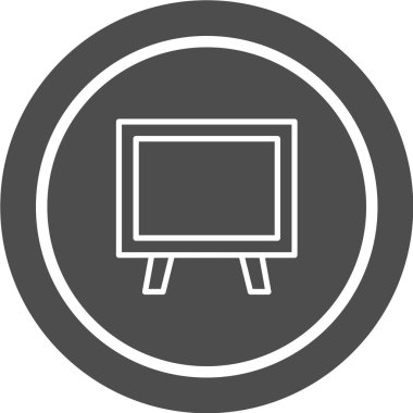 Seo tahta simgesinin vektör illüstrasyonu