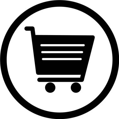 beyaz arkaplanda siyah simge izole edildi