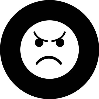 bir yüz ifadesinin karikatür çizimi