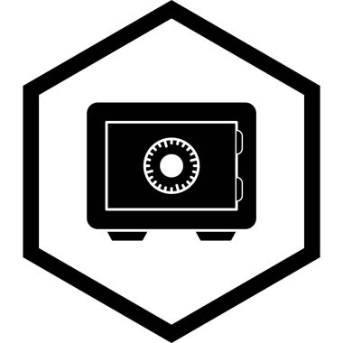 Moda Biçiminde Güvenli Simge İzole Arkaplan 