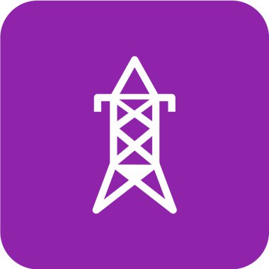 Bir güç simgesinin vektör illüstrasyonu