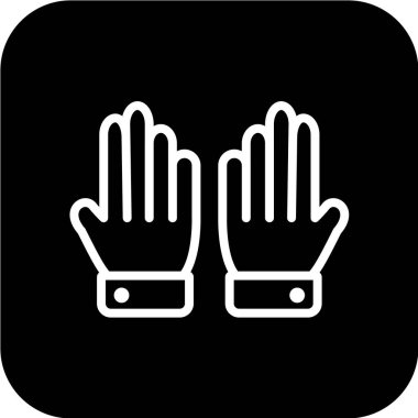 El çizilmiş simgenin vektör illüstrasyonu