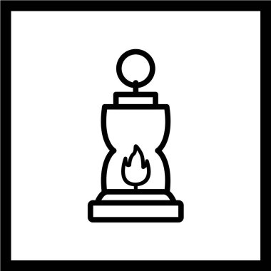 Modern b 'nin vektör illüstrasyonu simge ateşinden yoksun