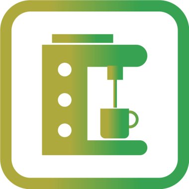 Beyaz arka planda izole edilmiş düz stil kahve fincanı ikonu. çay sembolü çizimi