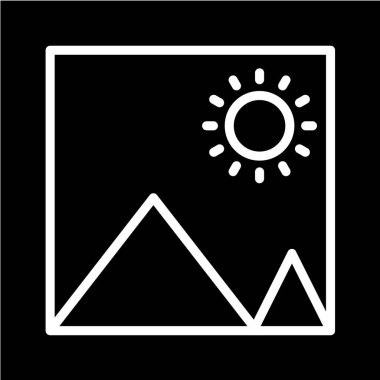 beyaz arkaplanda siyah simge izole edildi