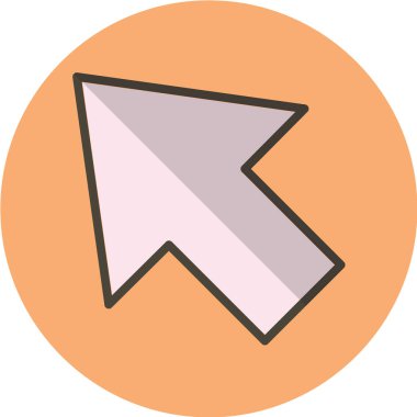 bir fare imleç vektör simgesi