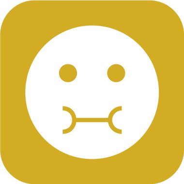 Moda Biçimli Emoji Simgesi İzole Arkaplan 