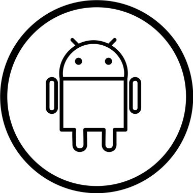 teknoloji simgesi vektör illüstrasyonu